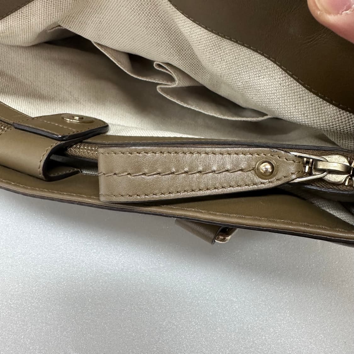 구찌 GUCCI 쟈가드 캔버스 레더 토트백 가방 (정품) 상품이미지8