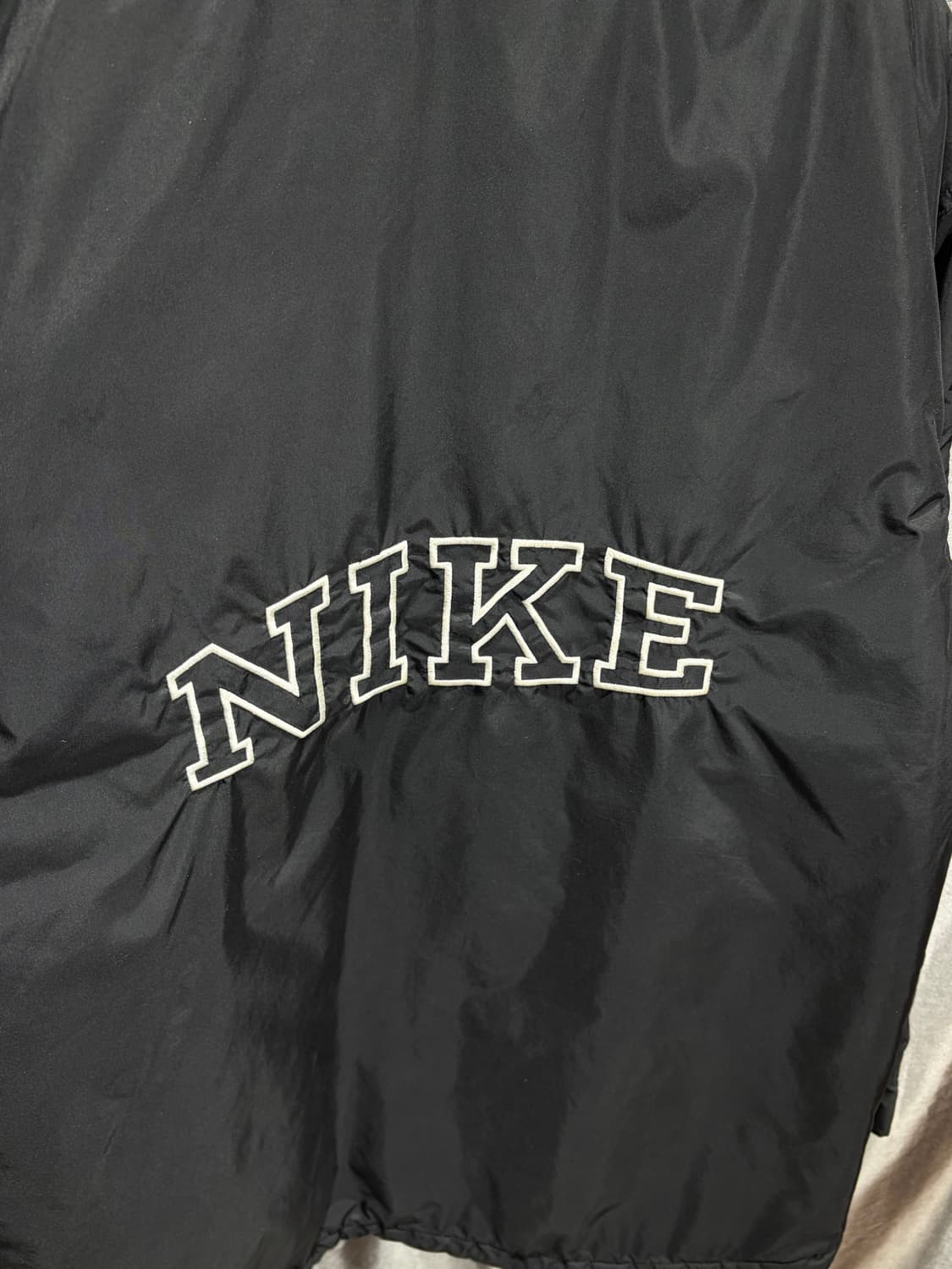 M 나이키 NiKE 빅로고 스우시 패디드 나일론 자켓 상품이미지5
