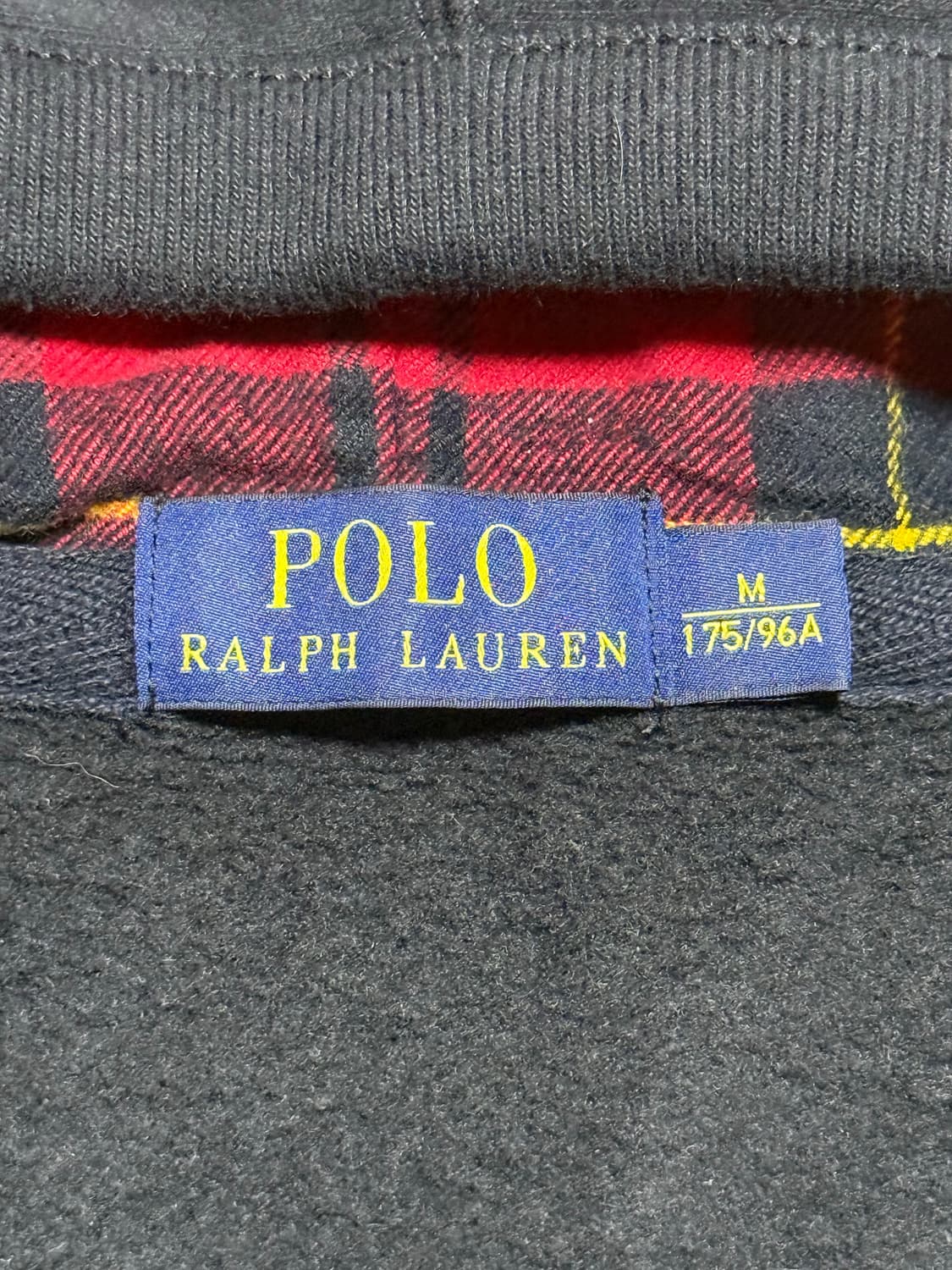 폴로 랄프로렌 빅포니 체크 후드집업 상품이미지2