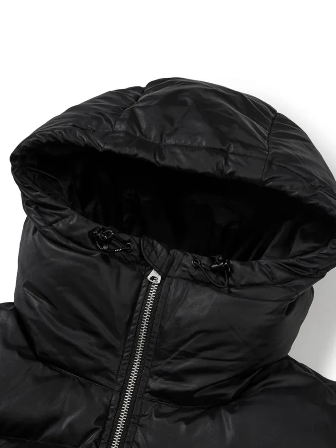 [Mmlg] 마운틴 후드 다운 패딩 블랙 상품이미지3