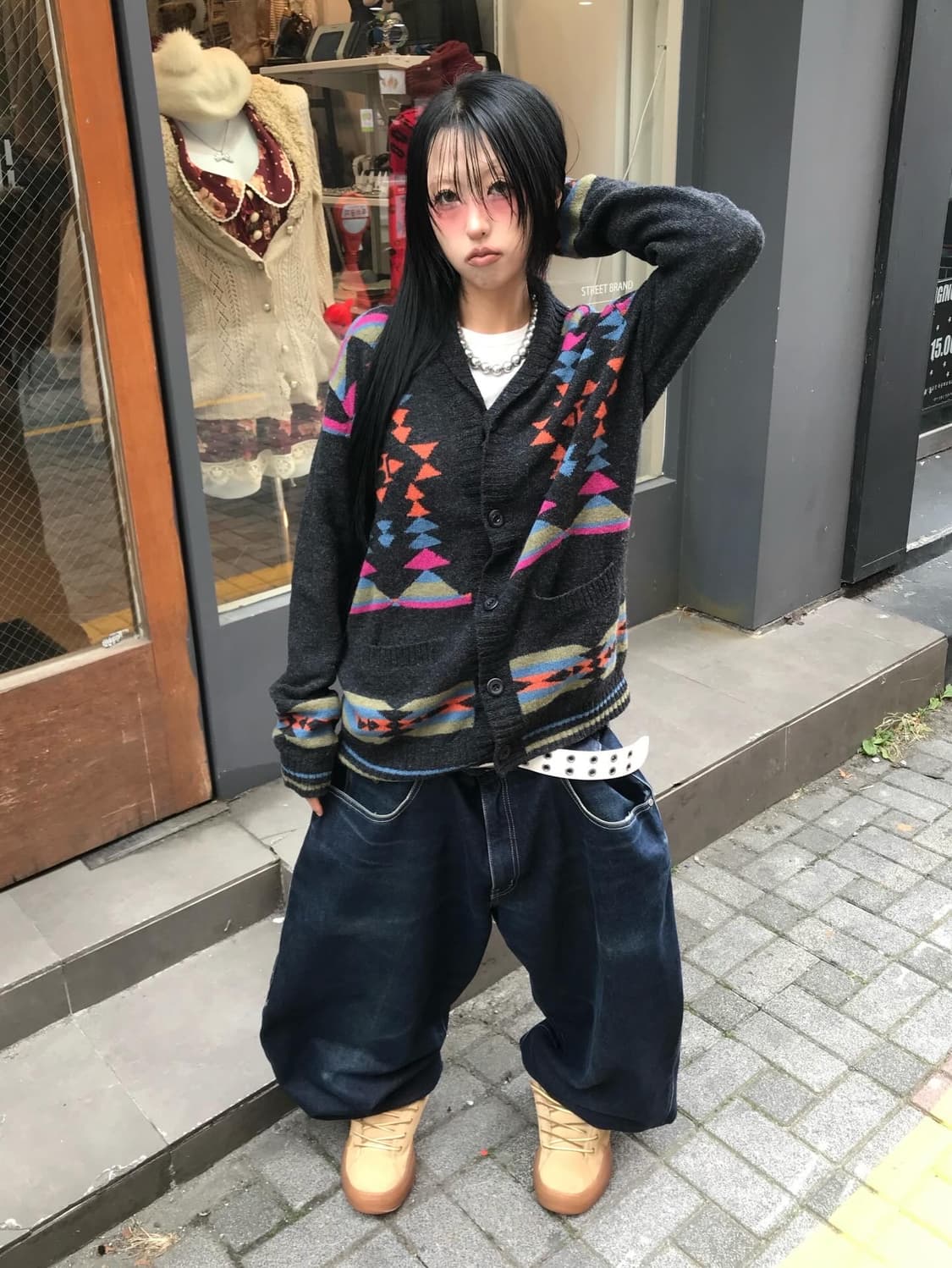 Hysteric Glamour his girl Cardigan (새상품) 상품이미지3