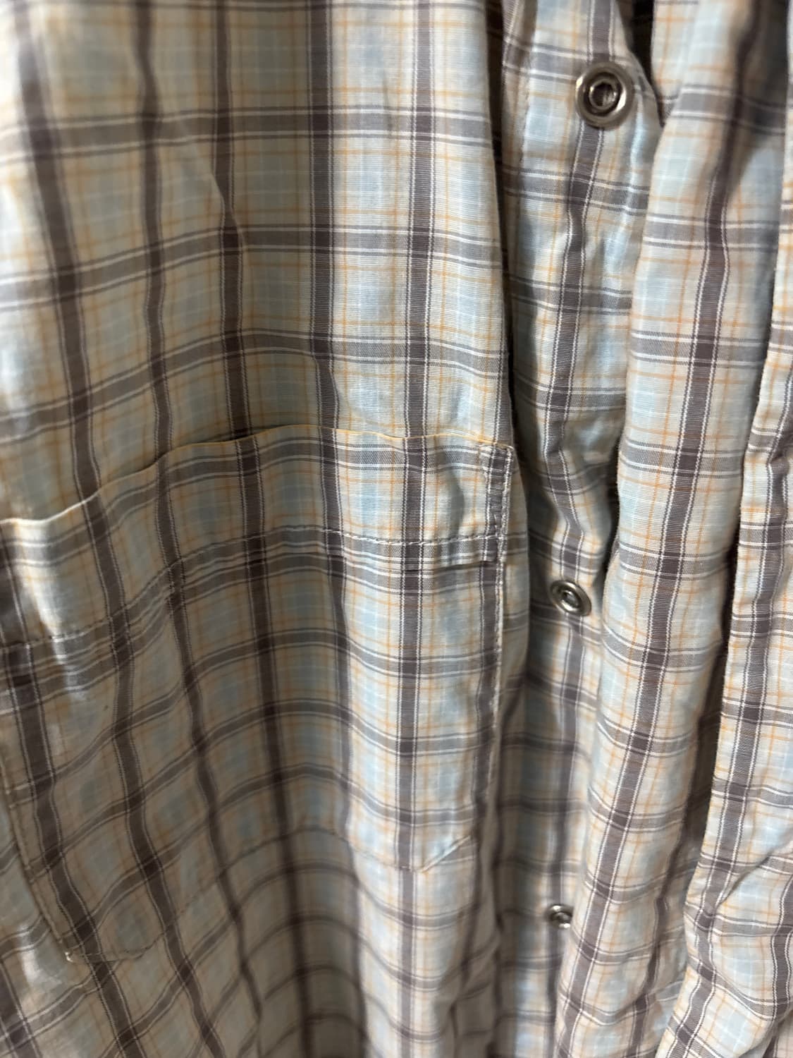 90s 스투시 체크 셔츠 상품이미지4