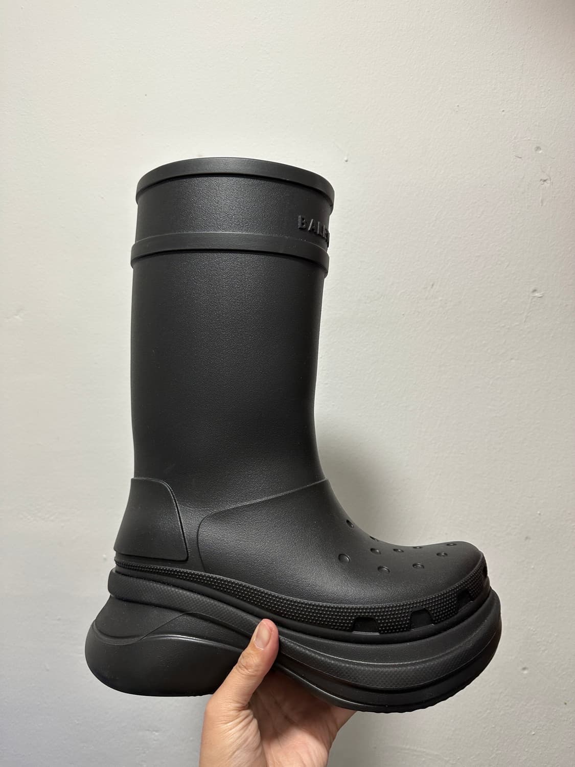 [40] 발렌시아가 크록스 부츠 블랙 상품이미지7