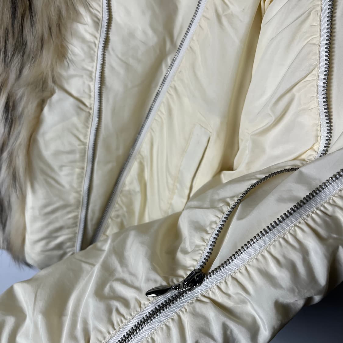 [JPN] 퍼 트리밍 멀티지퍼 다운자켓 (새상품) 상품이미지5