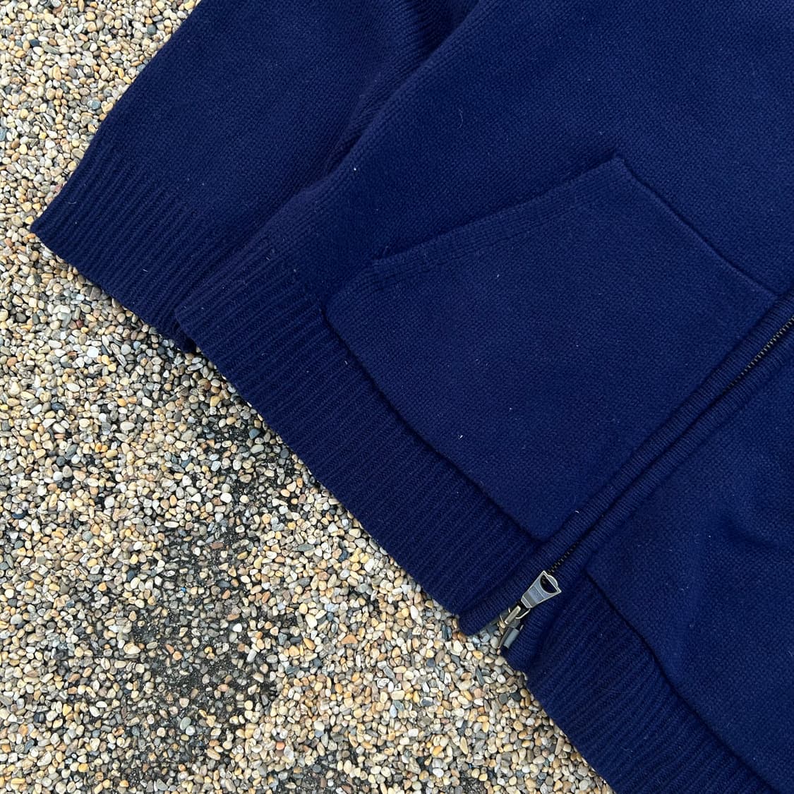 폴로 랄프로렌(polo ralph lauren) 네이비 투웨이 니트 후드 상품이미지3