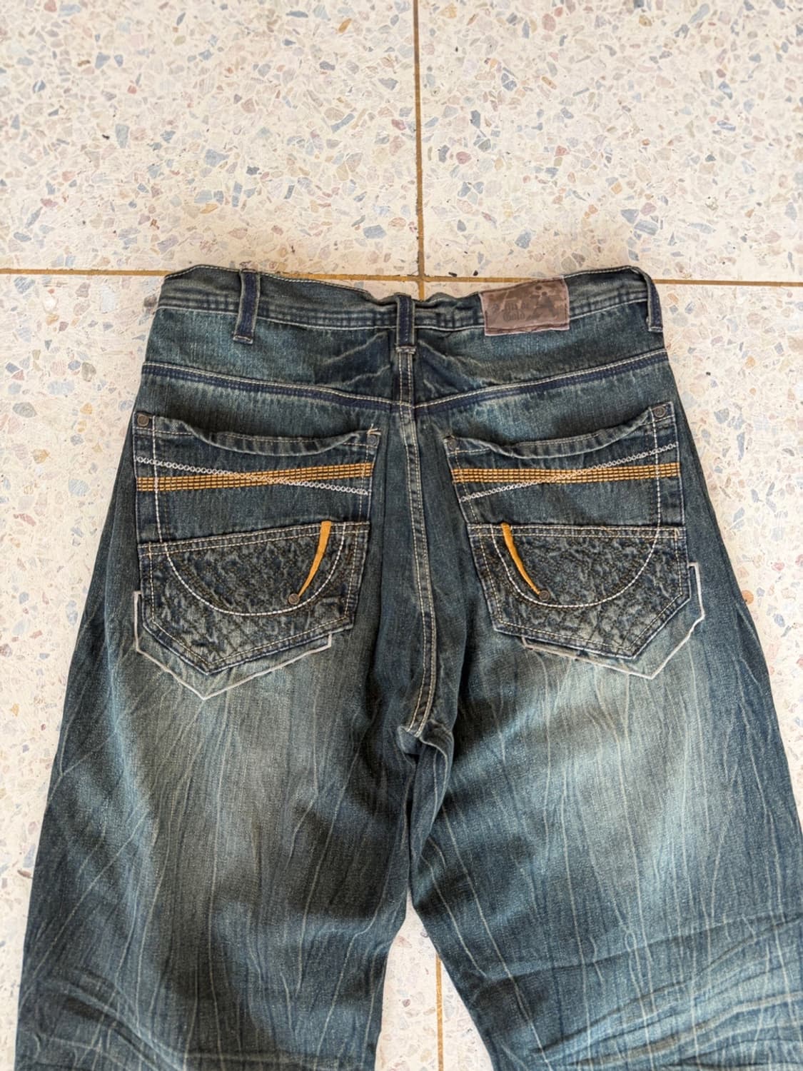 빈티지 자수 힙합팬츠 상품이미지6