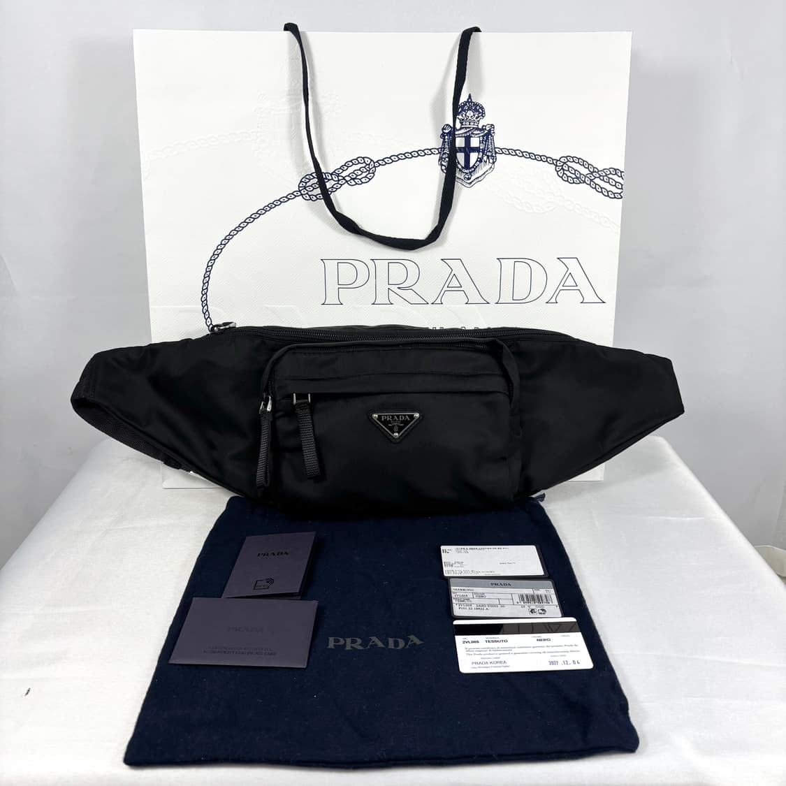 (새상품급,풀구성)프라다 나일론 벨트 슬링 숄더백 2VL005 상품이미지2
