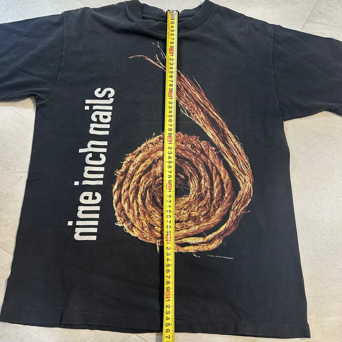 [L] 90s Nine inch nails 빈티지 밴드티 상품이미지4