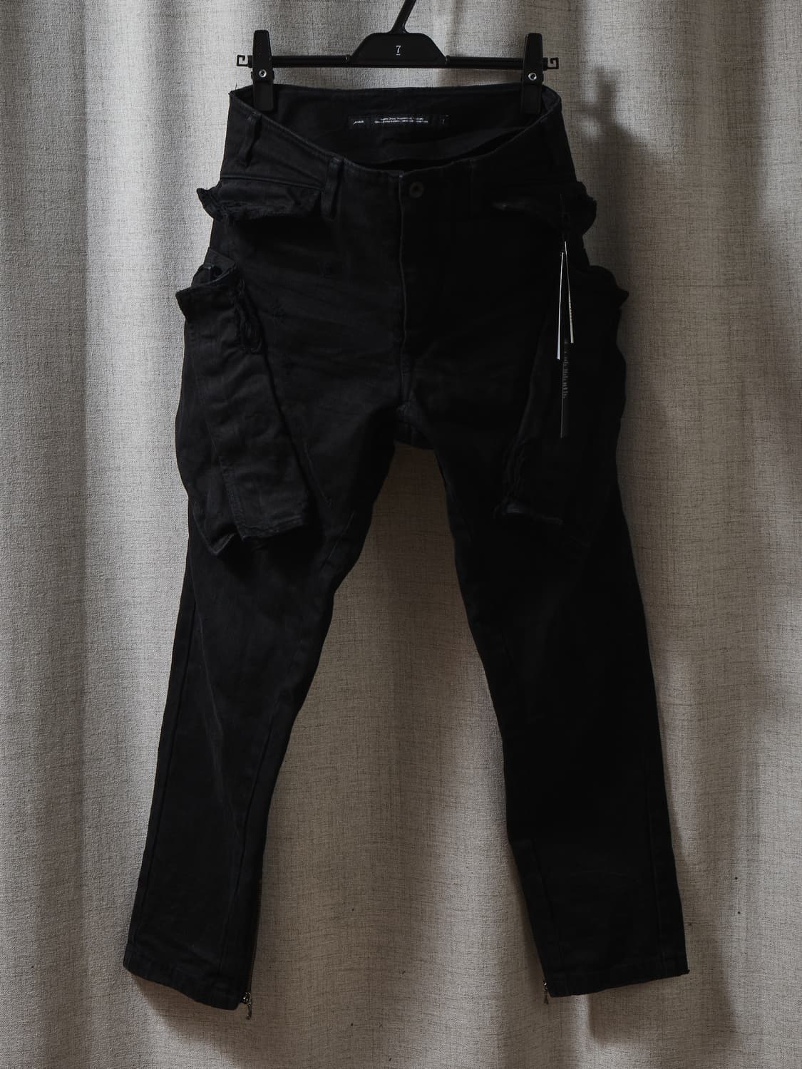 Julius pre 22ss 데미지 카고 팬츠 상품이미지2