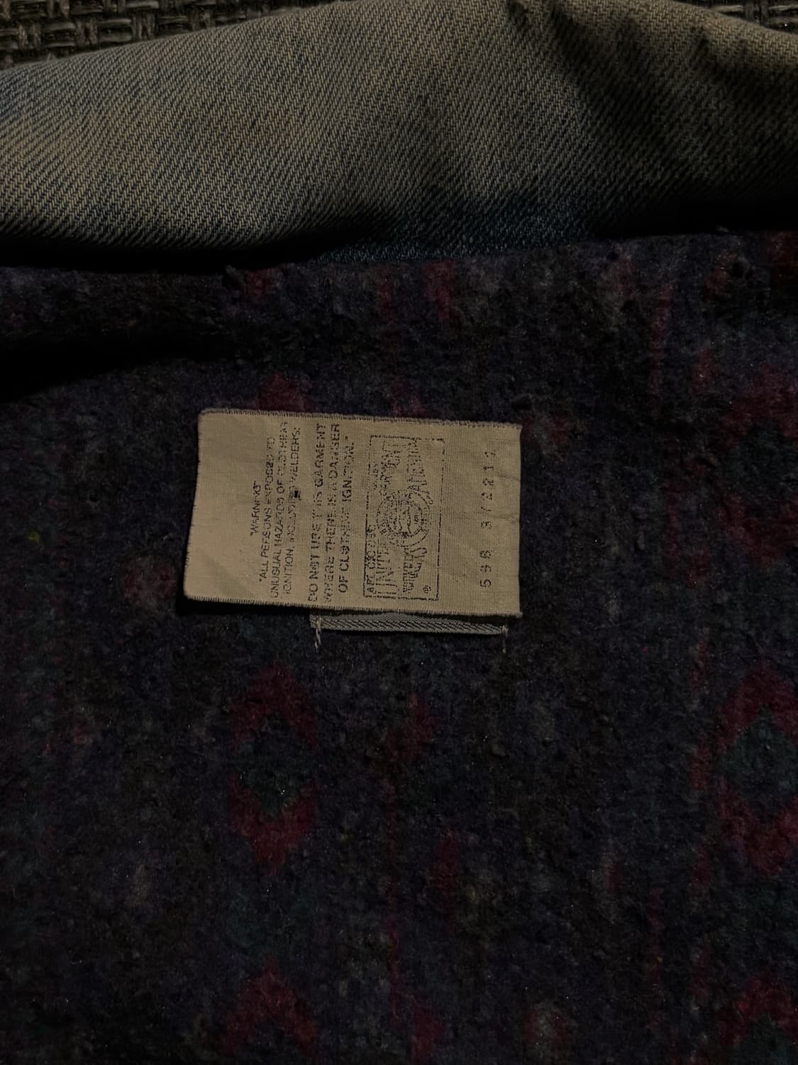 90‘s 칼하트 아즈텍 트러커 J62 DNM XXL USA🇺🇸 상품이미지8