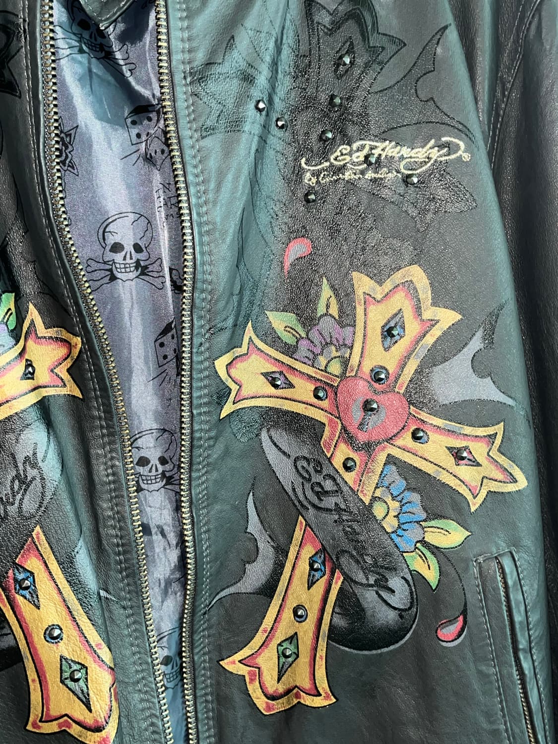 에드하디 레더 자켓 상품이미지3