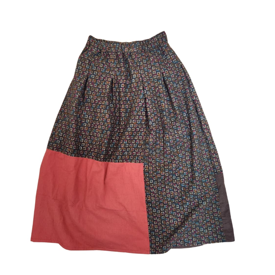 [기장수선가능] 360도 양면 골덴 코듀로이 보헤미안 빈티지 롱스커트 상품이미지5