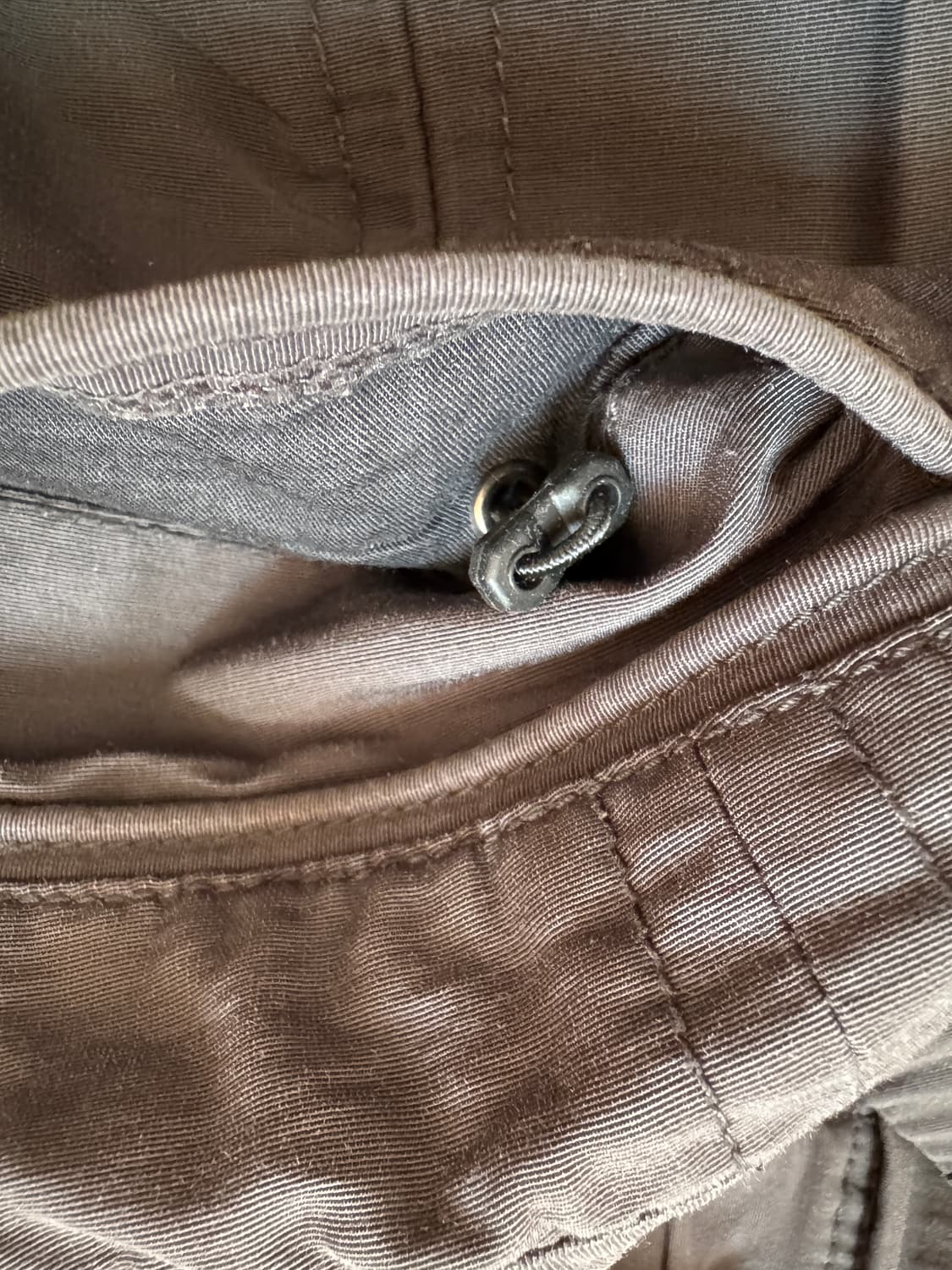 Rip van winkle  블랙 나일론 셔링 팬츠 상품이미지6