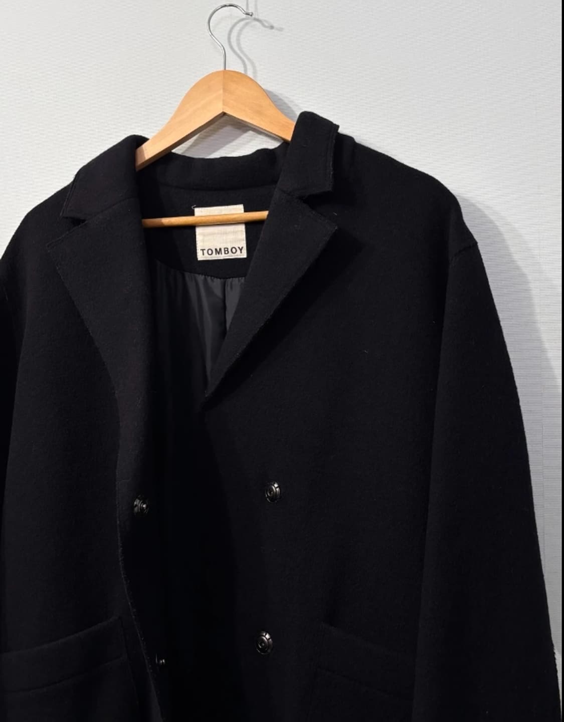스튜디오톰보이 블랙 코트 ~55 상품이미지1