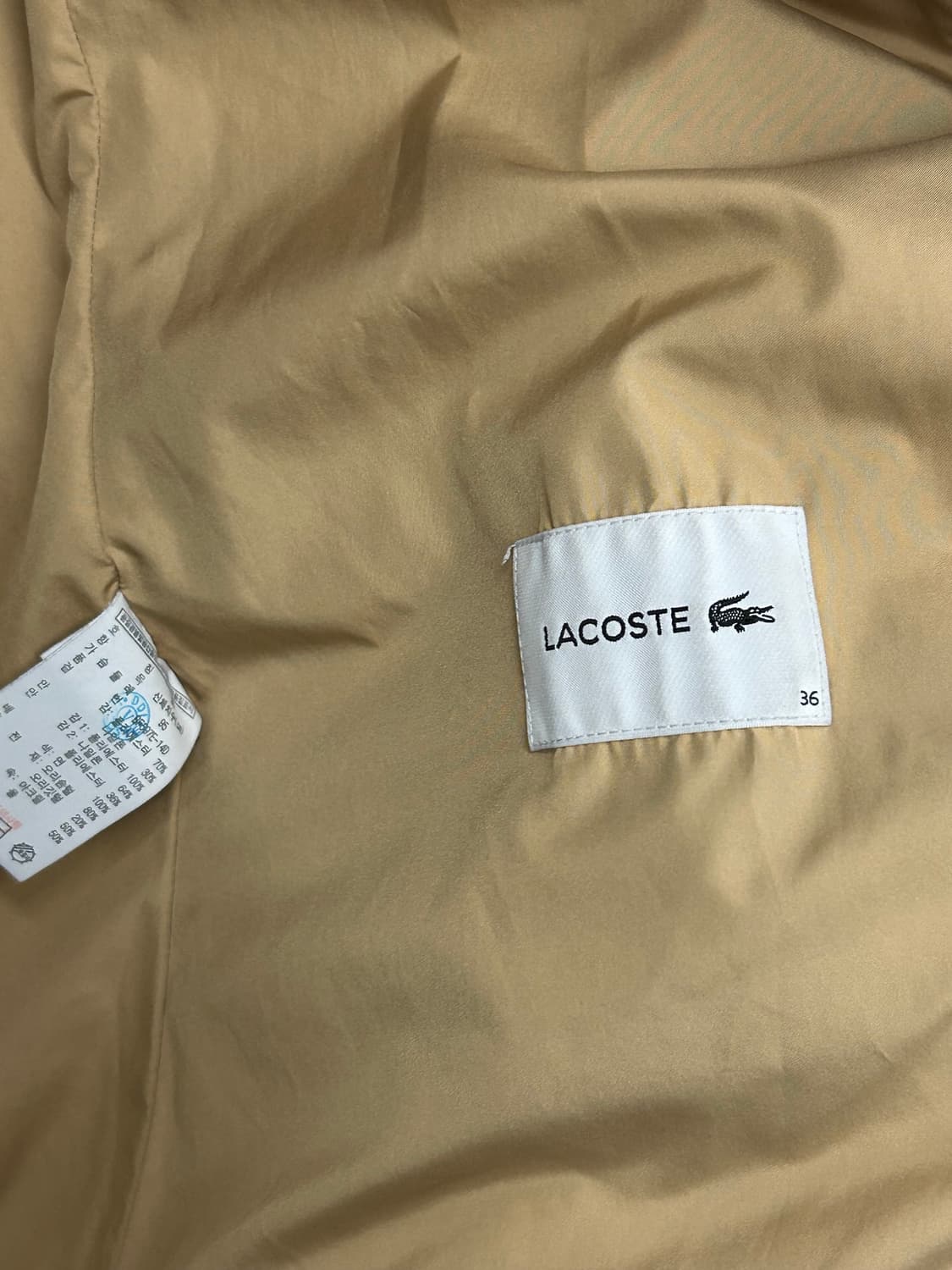 라코스테 덕다운 후드 패딩 상품이미지4