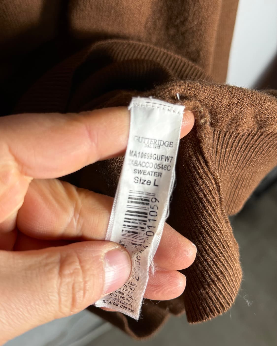 Gutteridge 1878 캐시미어 울 니트 L 상품이미지5