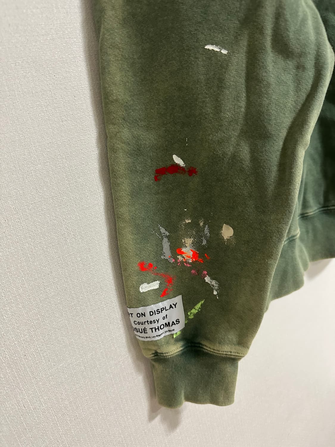 갤러리 디파트먼트 페인티드 프렌치 로고 후디 그린 상품이미지7