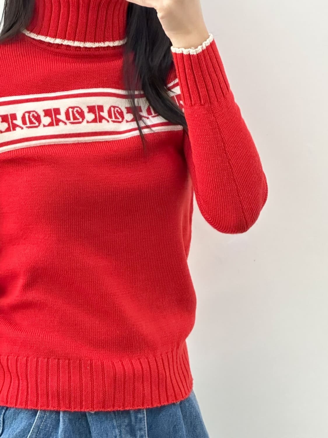 courreges / 꾸레쥬 레드 로고 터틀넥  상품이미지9