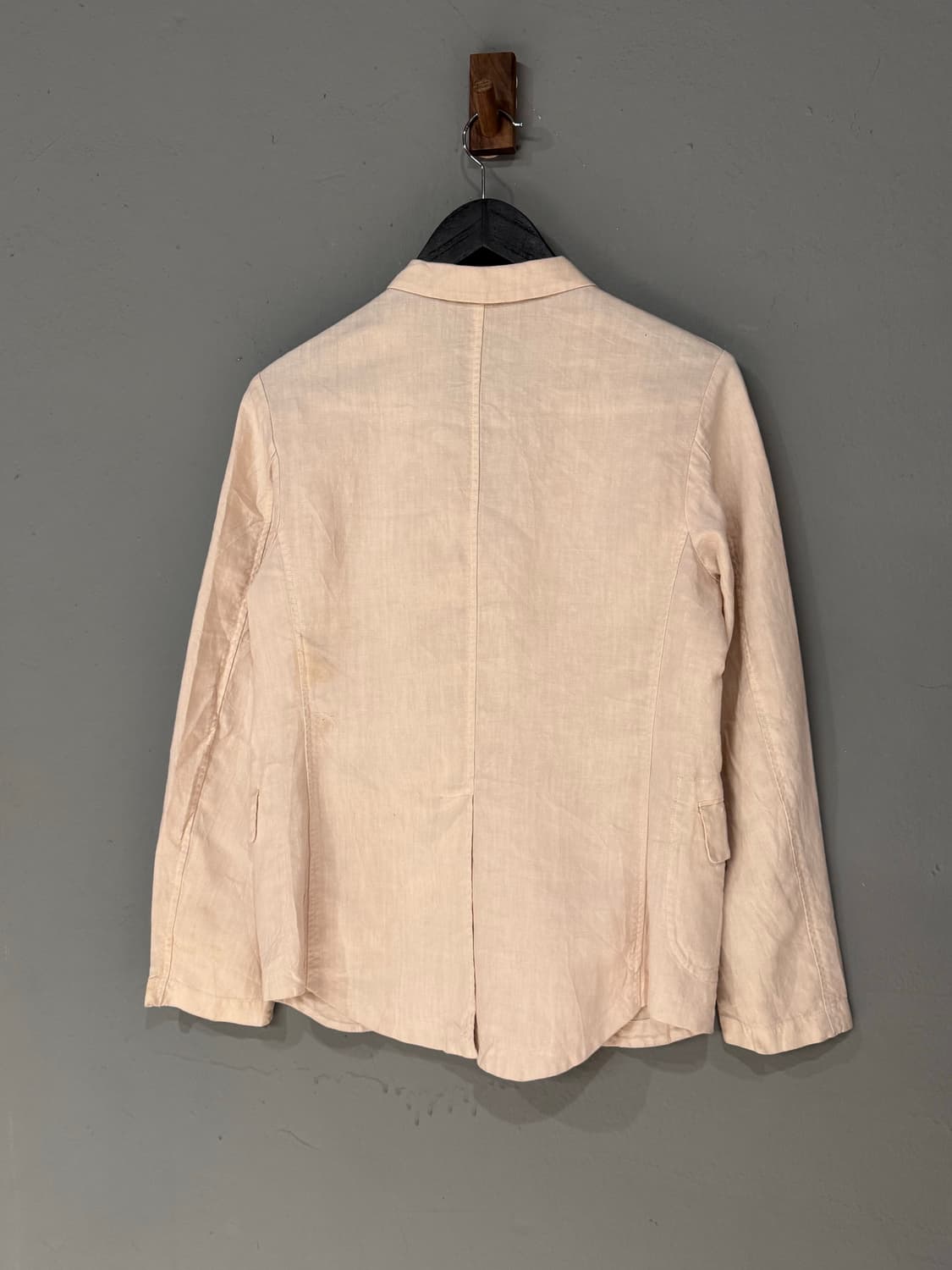 질샌더 라이트 핑크 린넨 버튼 자켓 상품이미지8