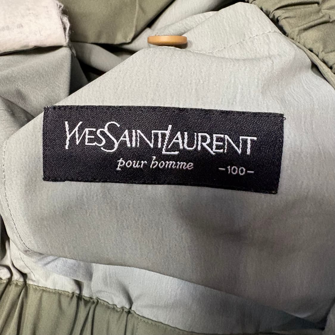 YSL 입생로랑 올리브 블루종 자켓 L 상품이미지5