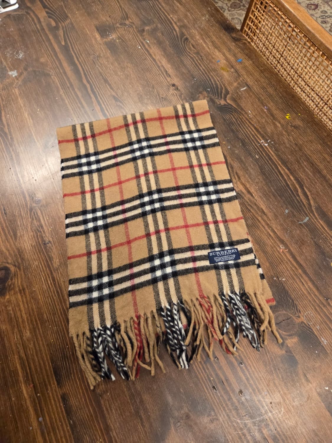 버버리 캐시미어 머플러 상품이미지1