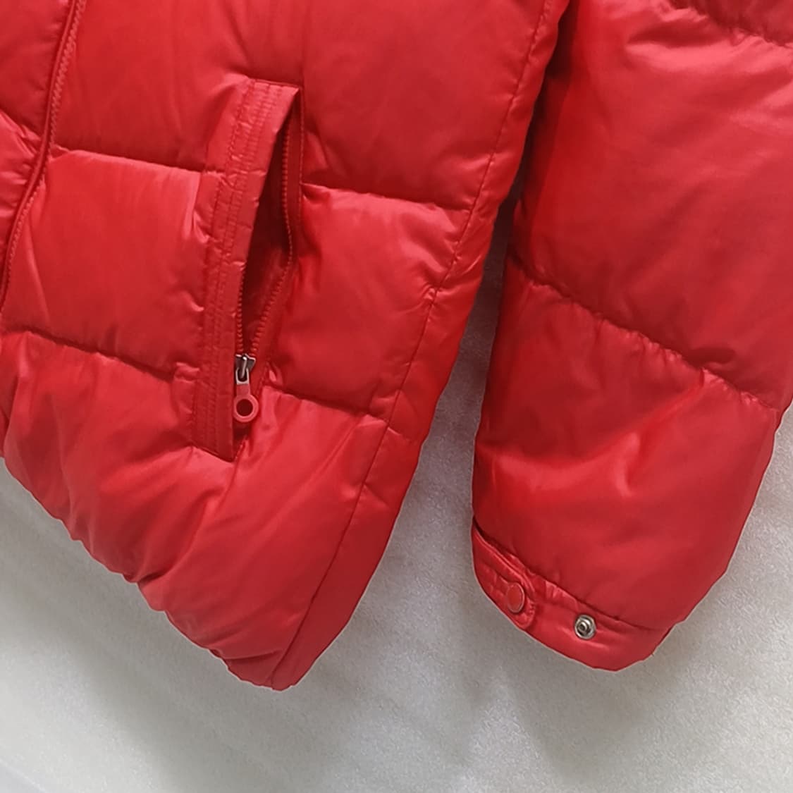 뉴발란스 오리털 다운 후드 패딩 자켓 여성 여유 S 레드 사랑봉봉 상품이미지6