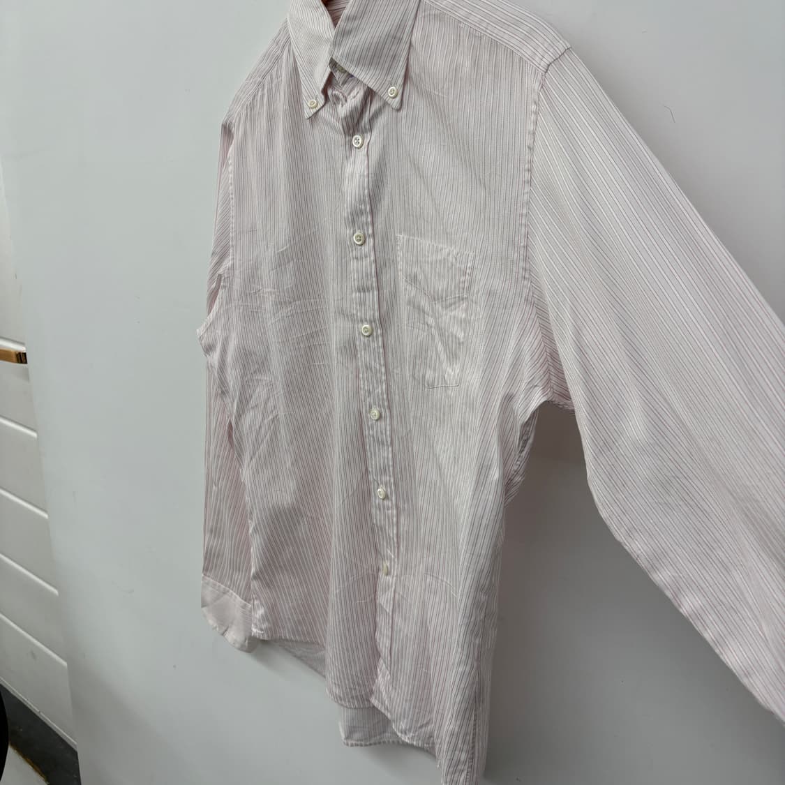 폴스미스 핑크 스트라이프 셔츠 여성 L 상품이미지3