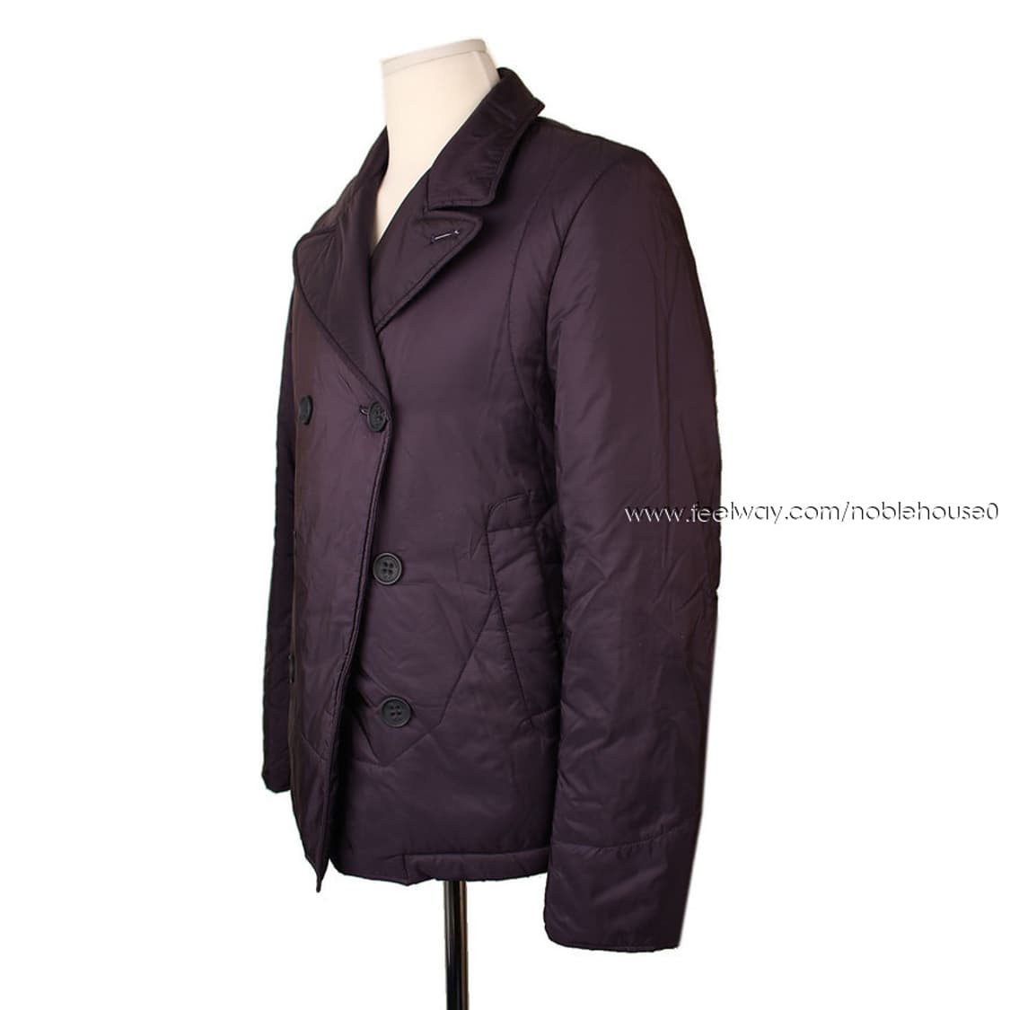 폴스미스 퍼플 더블버튼 패디드 자켓(M) 상품이미지2