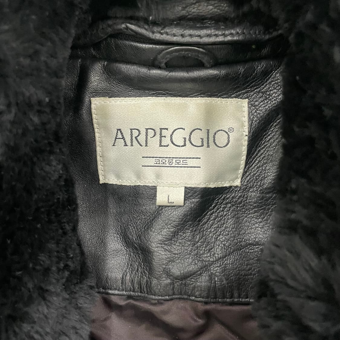 아르페지오 램스킨 양가죽 봄버재킷 0120HS1 상품이미지2