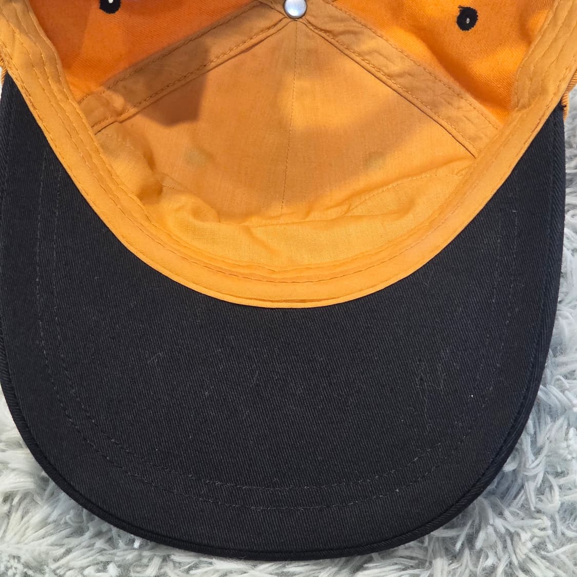 L8-9:디스이즈네버댓 TNT 로고 투톤 볼캡 머스타드블랙(56-59) 상품이미지7