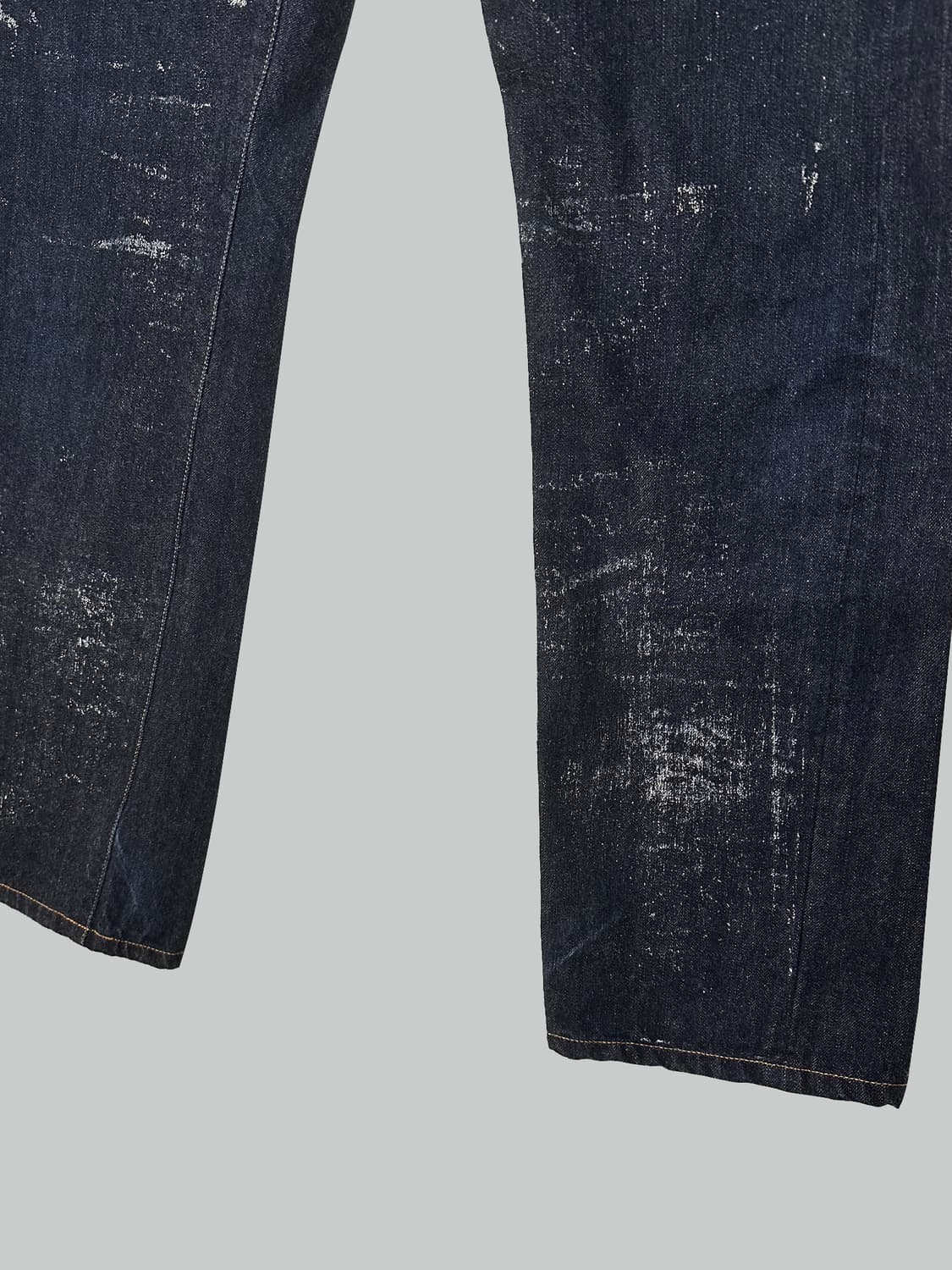 꼼데가르송 옴므 실버 페인팅 데님 상품이미지4