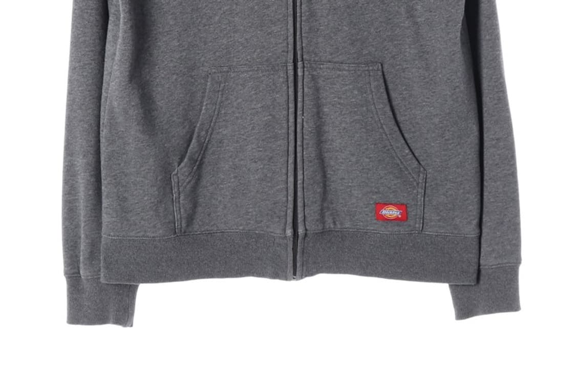 디키즈 1922 아플리케 자수 로고 후드 집업 차콜 L 상품이미지5