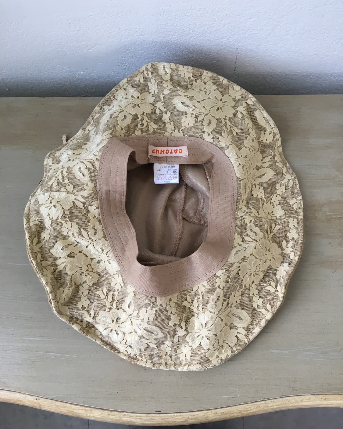 lace trimming hat 상품이미지5