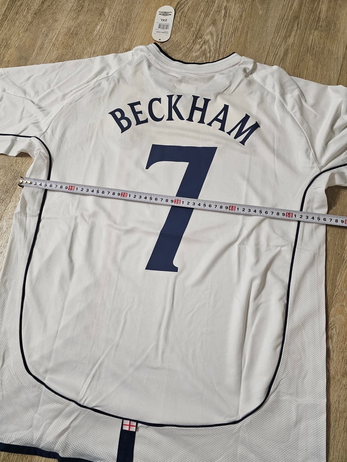 잉글랜드 국가대표 베컴 마킹 올드 유니폼 레트로 유니폼 상품이미지8