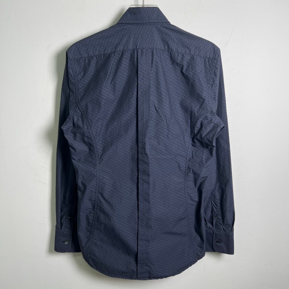 돌체앤가바나 네이비 슬림핏 패턴 셔츠  상품이미지6