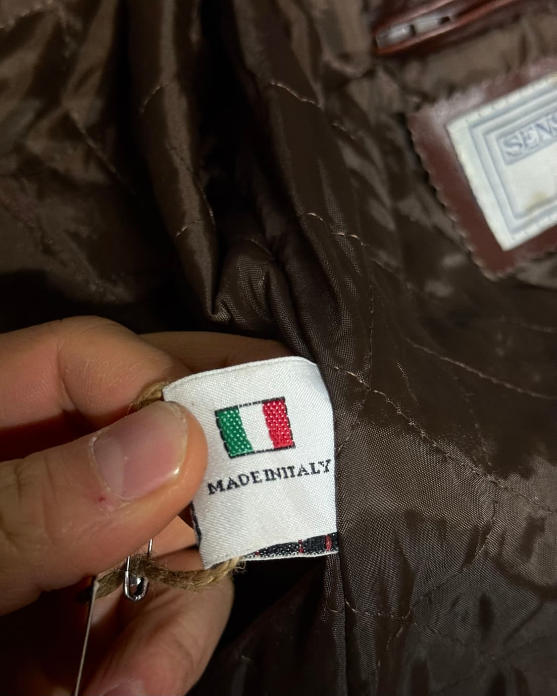 Seno Unico 레더 트러커 자켓 XL 상품이미지6