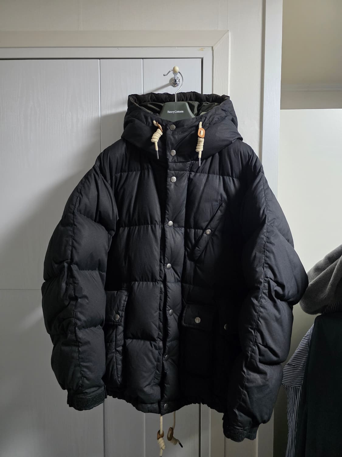 헨리코튼 FFC 왁스드 숏 다운파카 패딩 50 상품이미지1