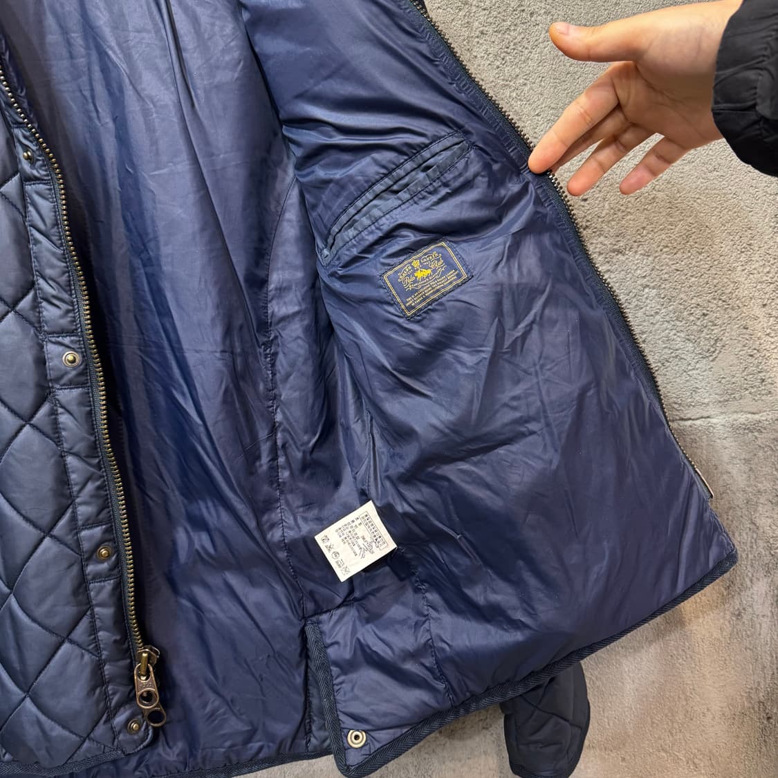 랄프로렌 폴로 퀼팅 자켓 (S)    상품이미지6