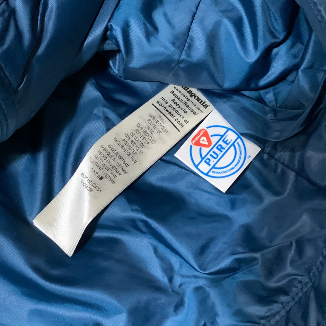 파타고니아 나노퍼프 후디 블루 S 새상품 상품이미지4