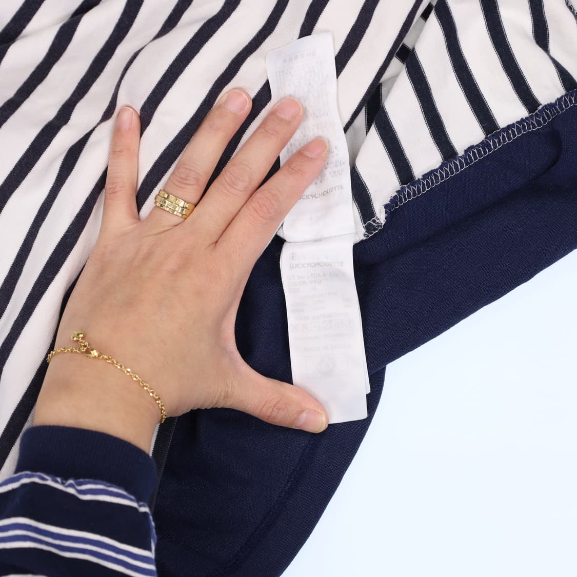 36 럭키슈에뜨 여성 스트라이프 원피스 0316H1 상품이미지6