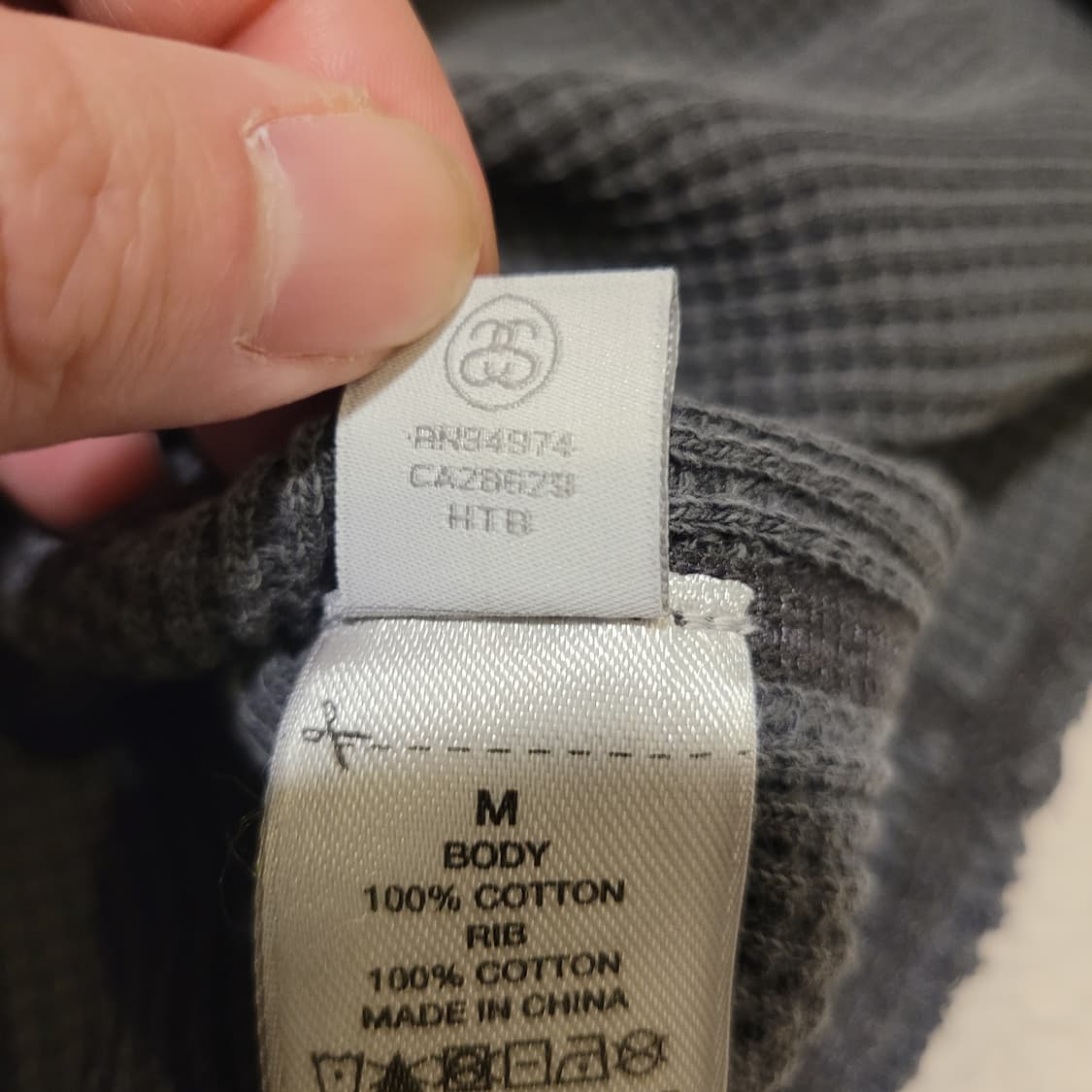 스투시 래글런 써멀 긴팔 M 상품이미지8