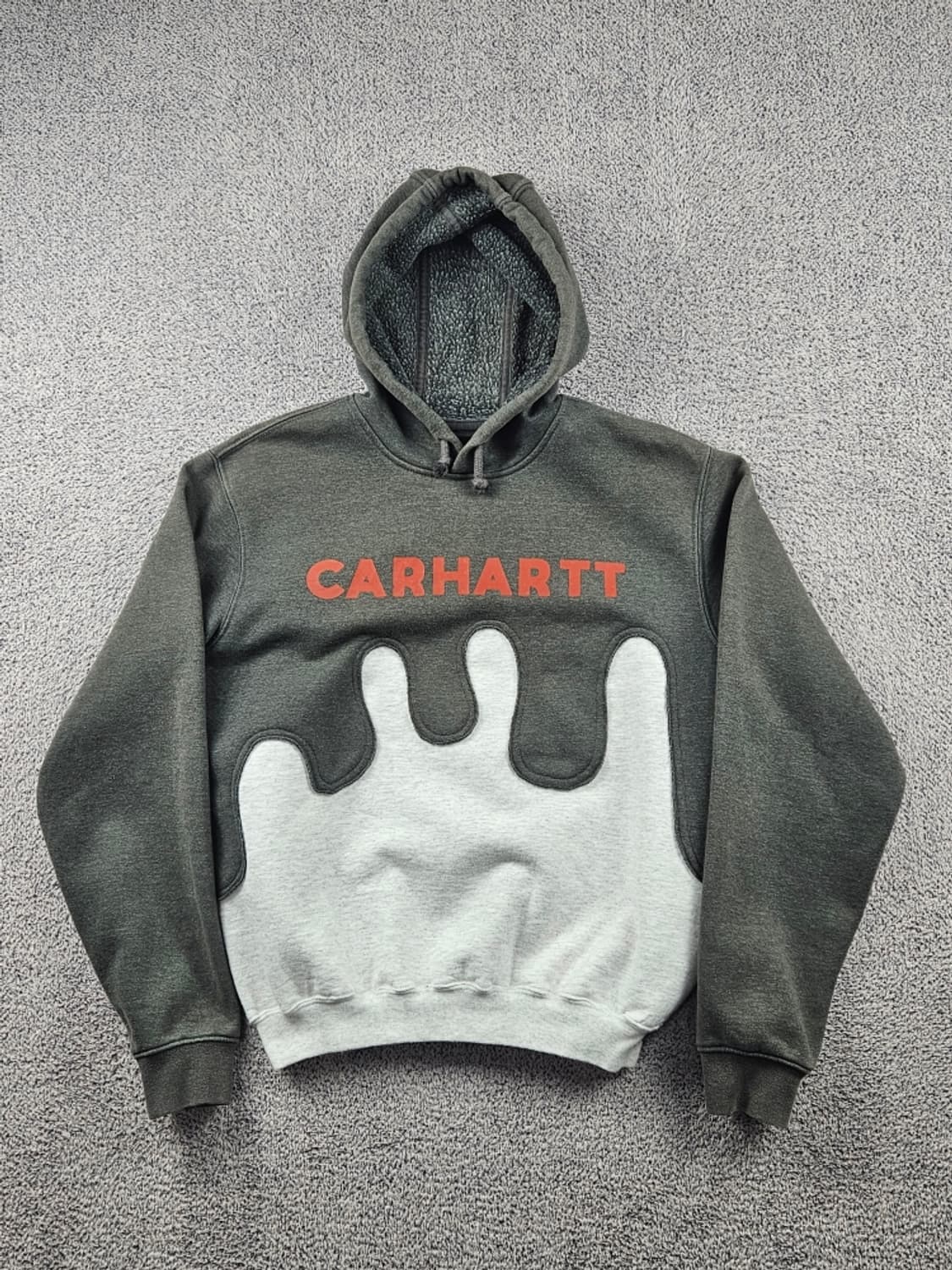 칼하트 아플리케 믹스 커스텀 스웻 후드 티셔츠 ( M ) / 9358 상품이미지2