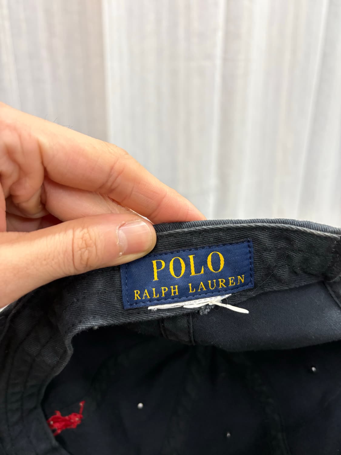 폴로 랄프로렌 볼캡 모자 블랙 상품이미지5