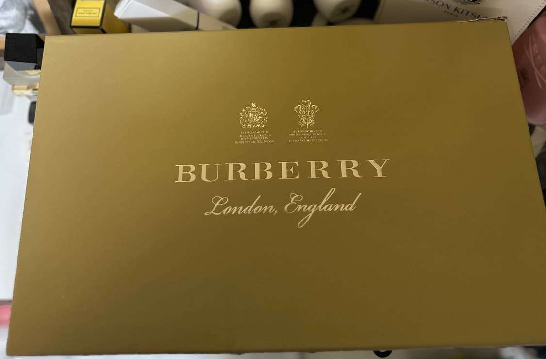 버버리 로고 캐시미어머플러 브라운/블랙남여공용 상품이미지6