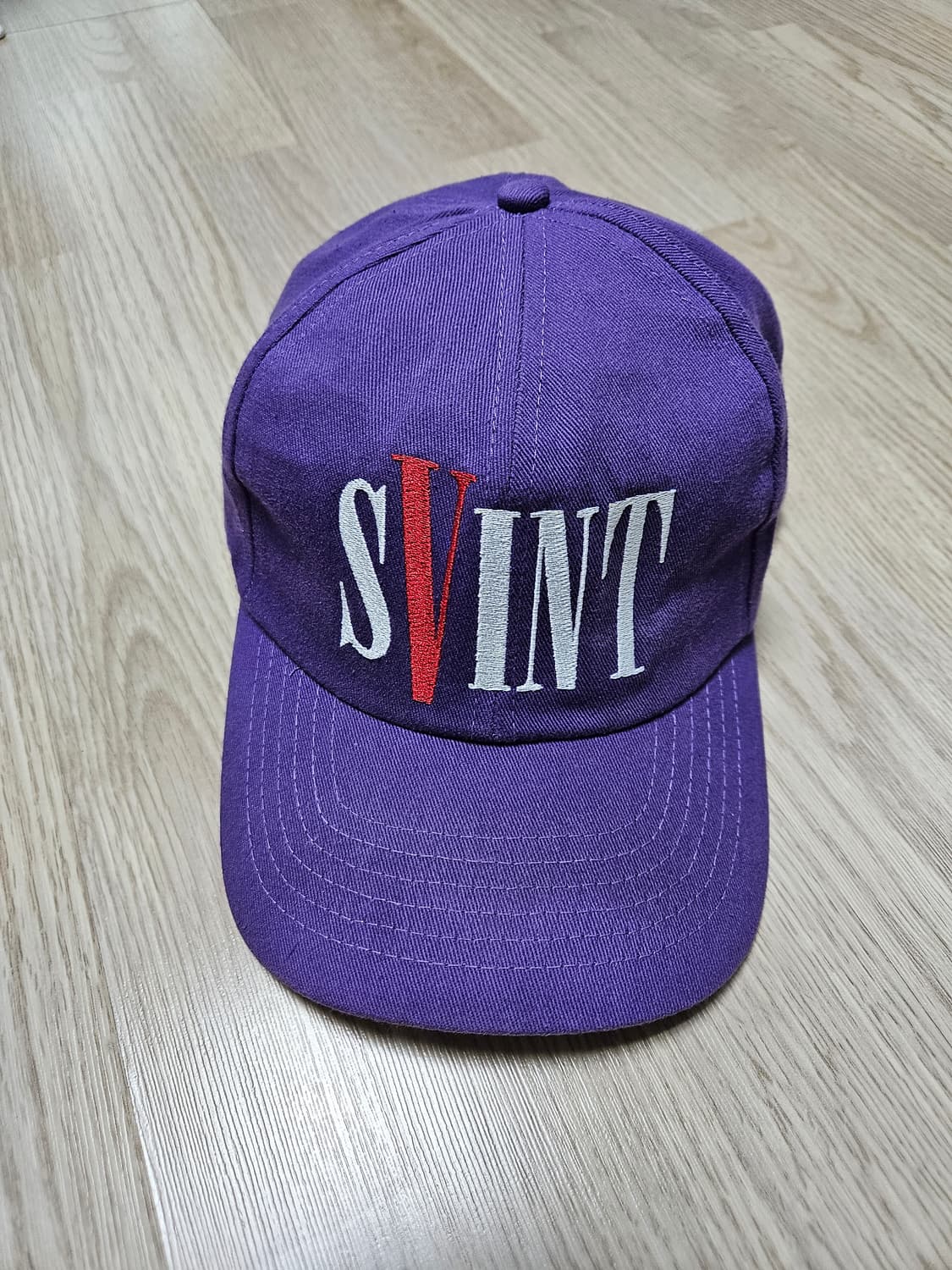 세인트미카엘 x 브이론 콜라보 볼캡 퍼플 상품이미지2