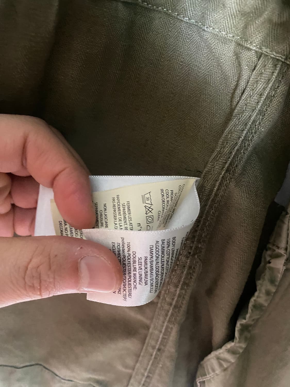 폴로 랄프로렌 해골패치 야상 자켓 M(105)사이즈 상품이미지7