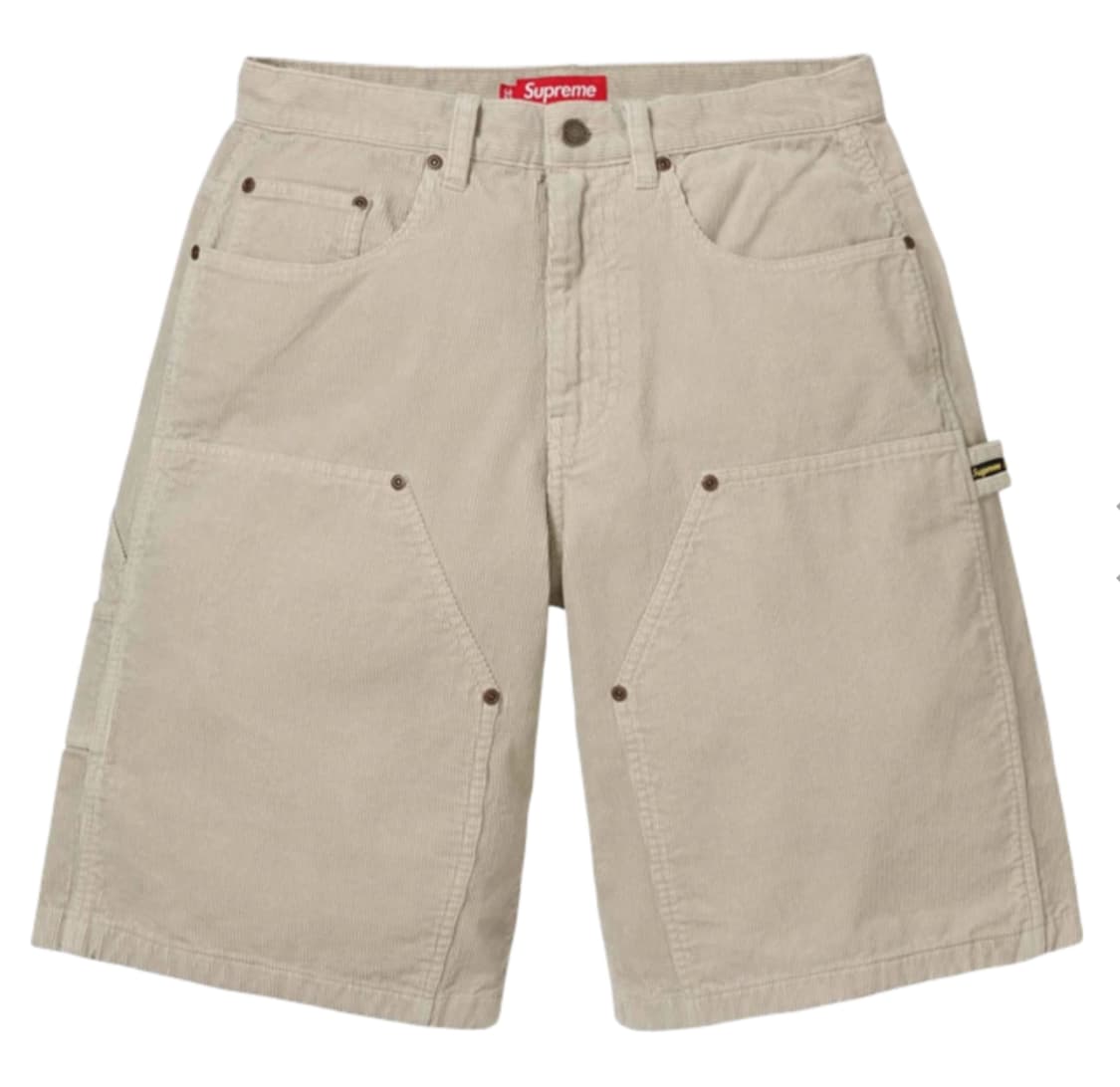 슈프림 24SS 더블니 코듀로이 쇼츠 상품이미지1