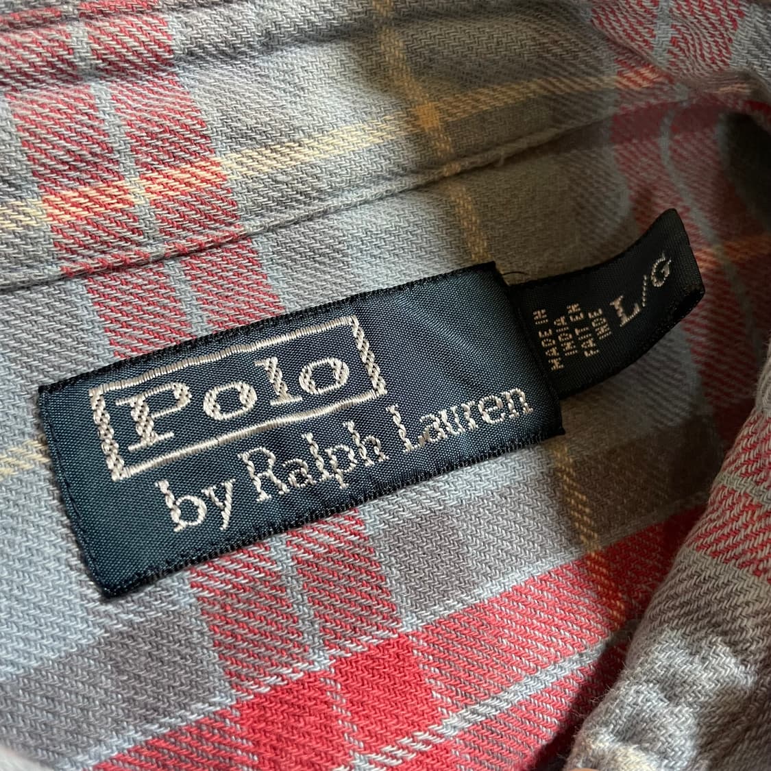 폴로 체크 셔츠 L 상품이미지2