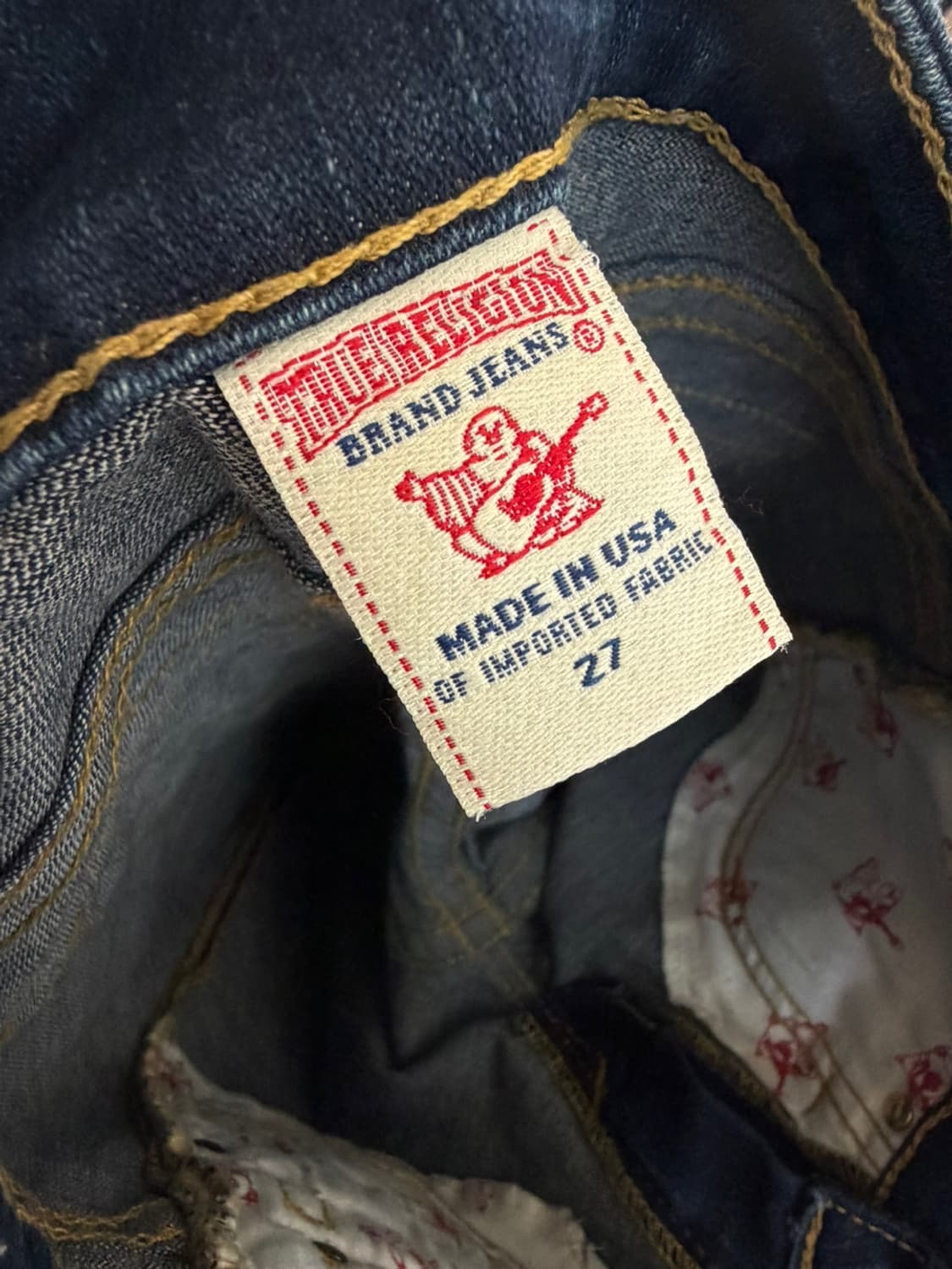 트루릴리젼 섹션 빌리 로우라이즈 데님 팬츠  상품이미지7