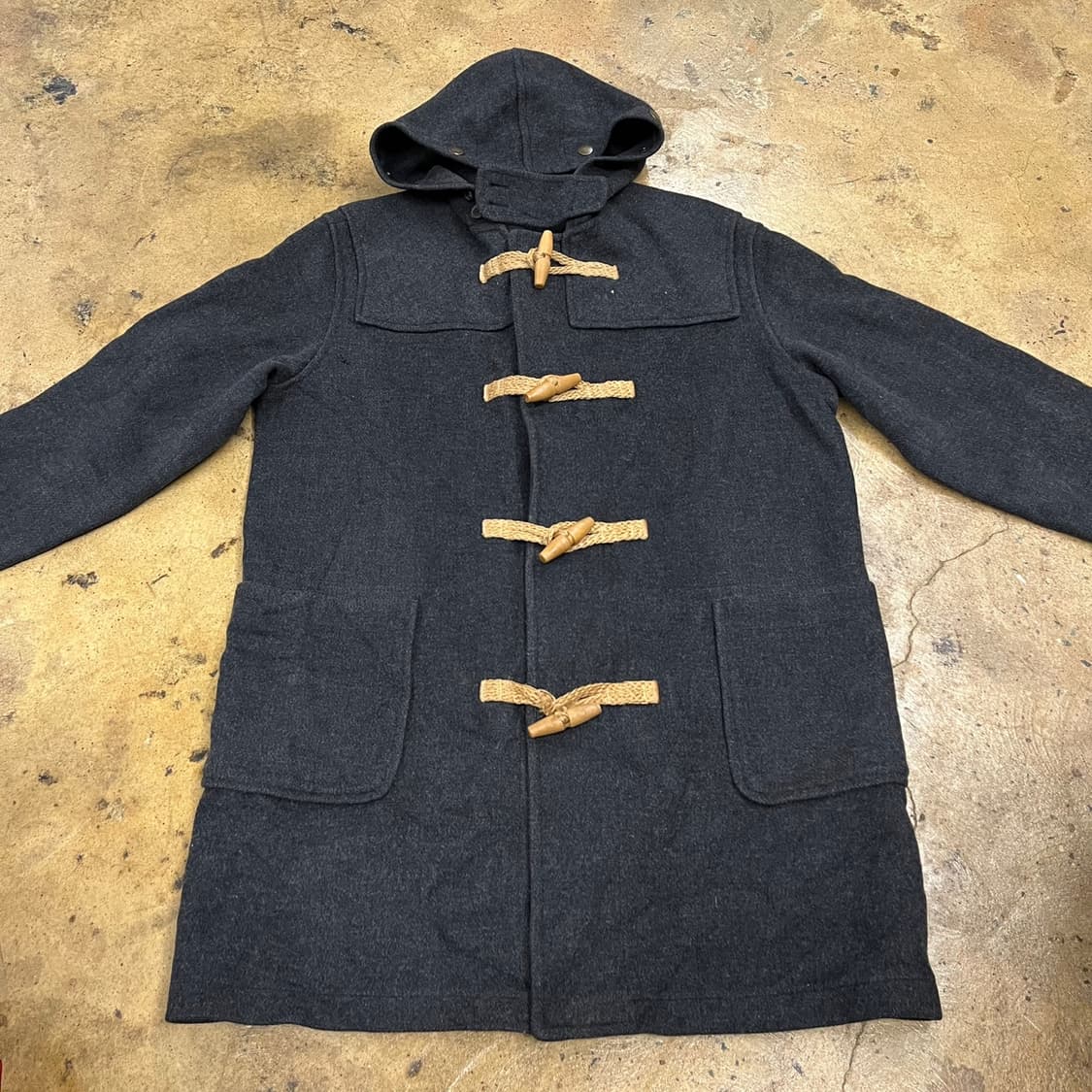 폴로 랄프로렌 차콜 떡볶이 더플 코트 상품이미지3